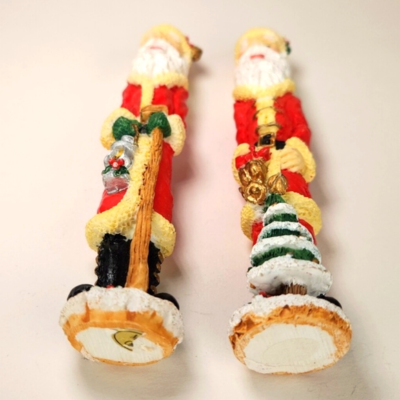 Retro Resin Santa set of 2 Santas - Picture 8 of 9